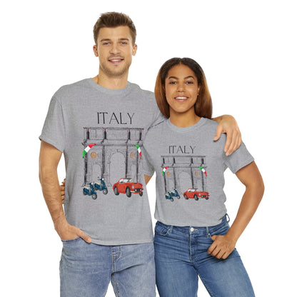 Italy T-Shirt Italian Culture Tee Italia Unisex Classic Fit Atlas Wanderlust