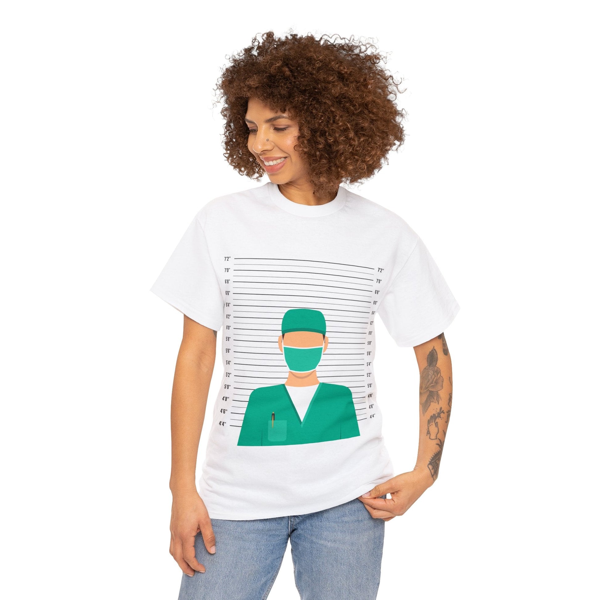 Dr. Mugshot T-Shirt, Funny Physician Tee Atlas Wanderlust