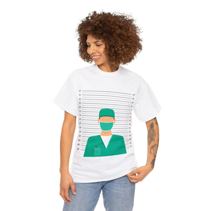 Dr. Mugshot T-Shirt, Funny Physician Tee Atlas Wanderlust