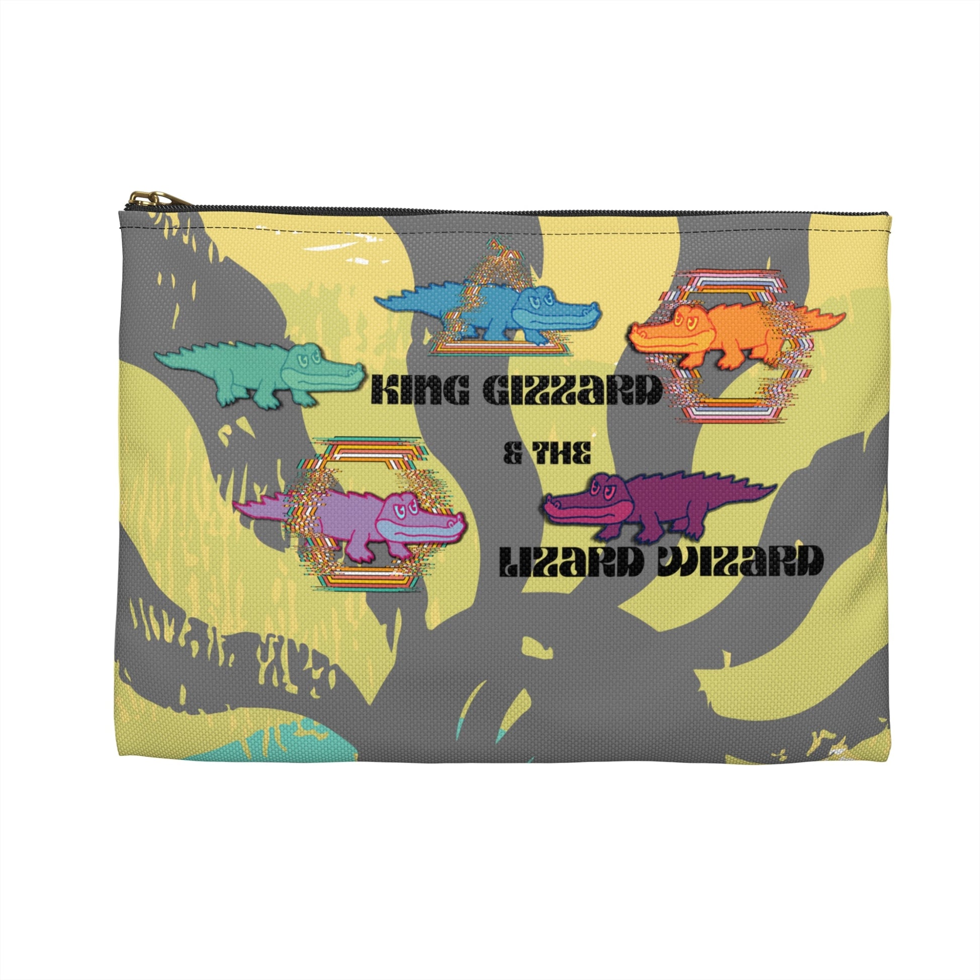 King Gizzard & the Lizard Wizard Accessory Pouch, KGLW Bag Atlas Wanderlust