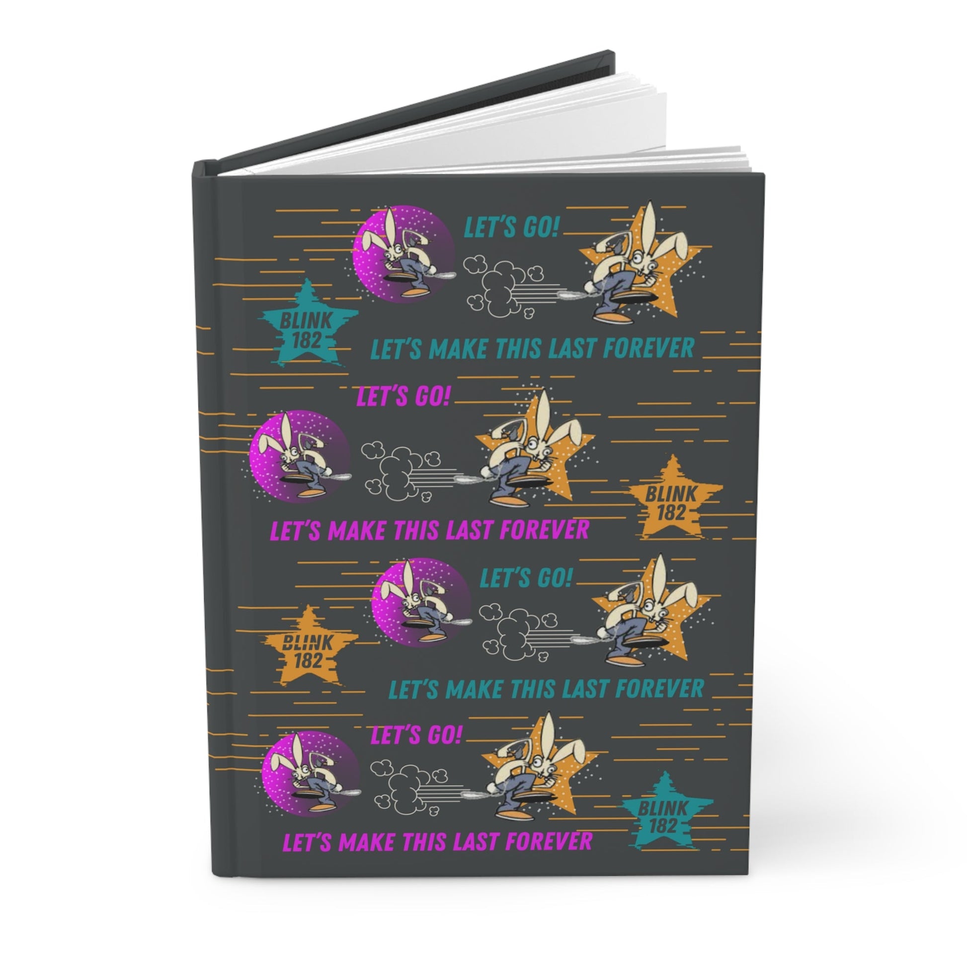 Blink 182 Notebook, First Date Atlas Wanderlust