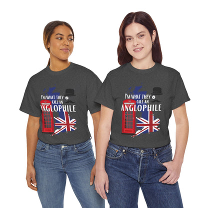 Anglophile unisex short sleeve shirt featuring London England inspired classic fit design