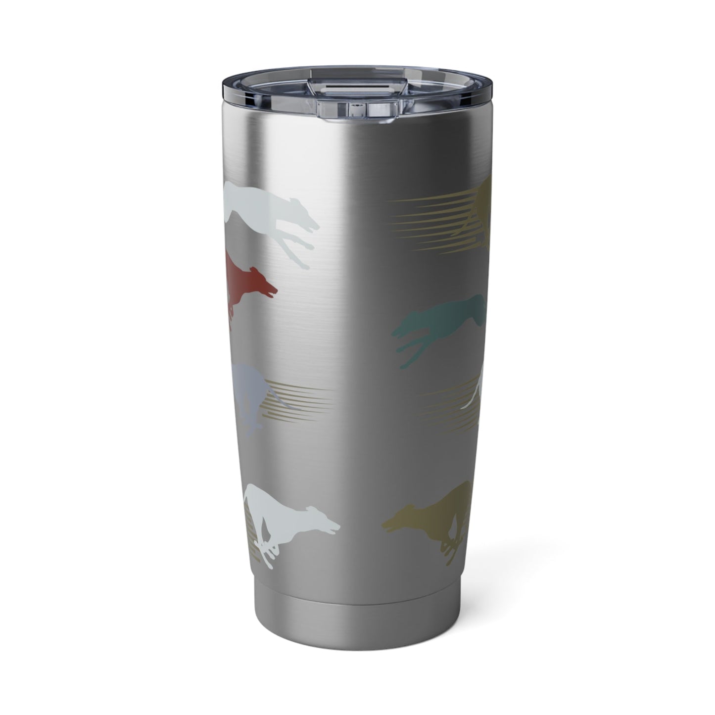 Greyhound 20oz tumbler, stainless steel, practical drink carrier, fits in car drink holder Atlas Wanderlust