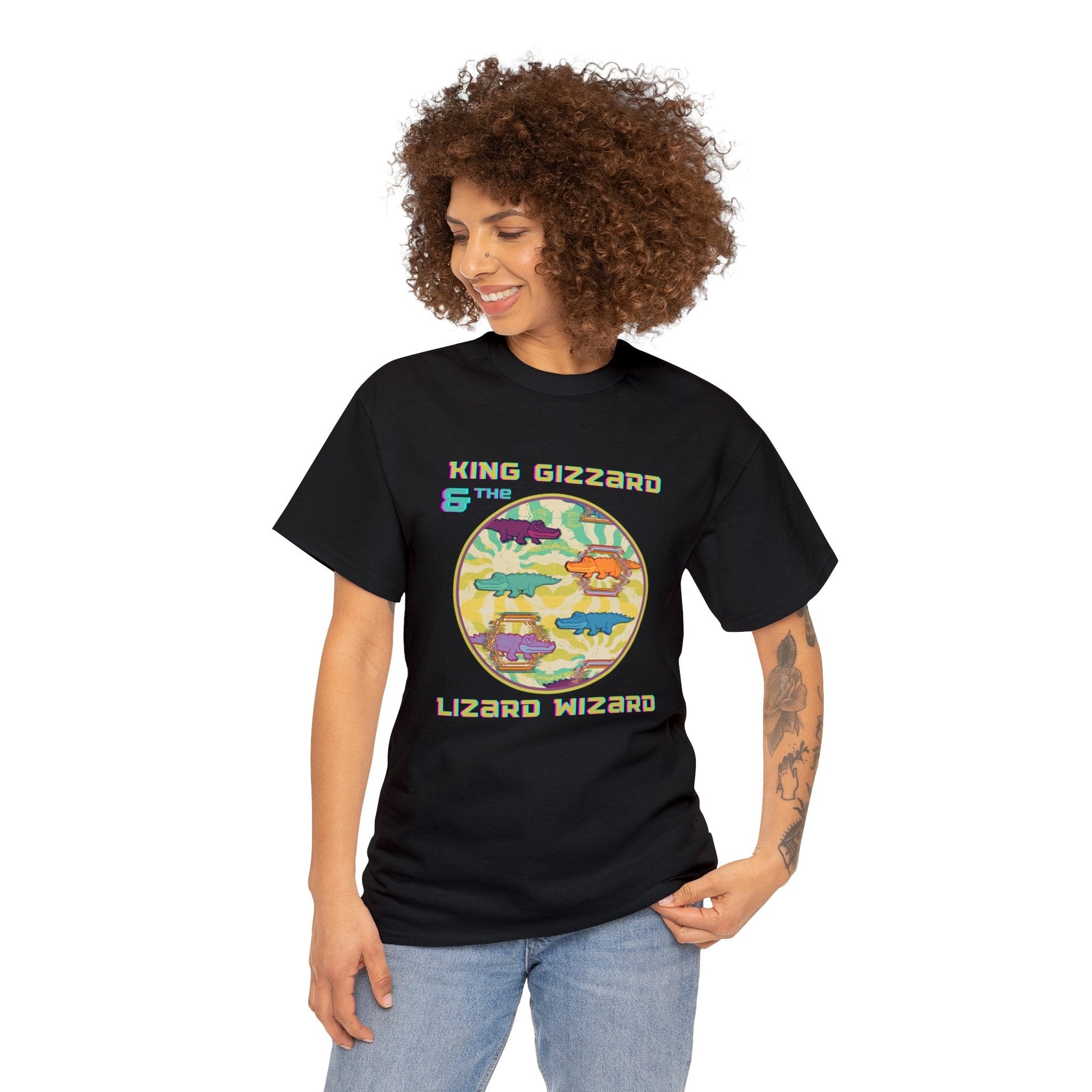 King Gizzard & Wizard Lizard T-Shirt, KGLW Alligator Atlas Wanderlust