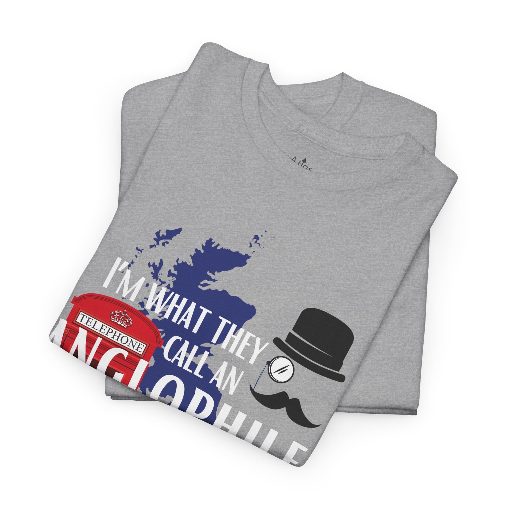 Anglophile unisex short sleeve shirt featuring London England inspired classic fit design
