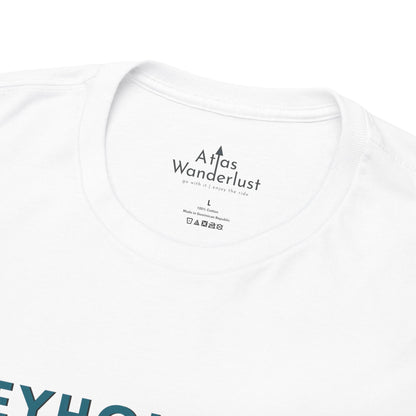 Greyhound Air Short Sleeve Shirt Ireland to USA Benefits Greyhound Rescue Atlas Wanderlust