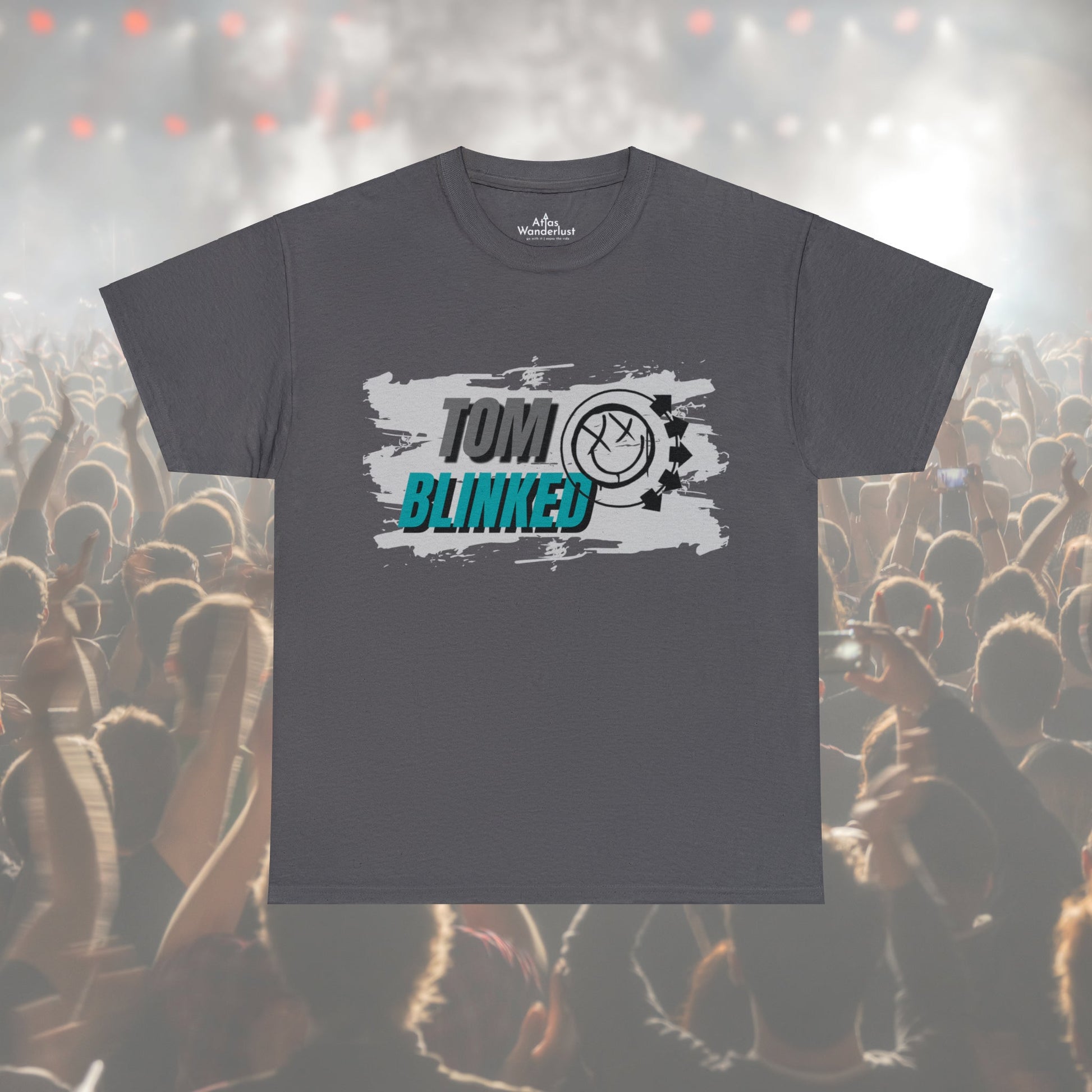Blink 182 T-Shirt, Tom Delonge Blinked Tee Atlas Wanderlust