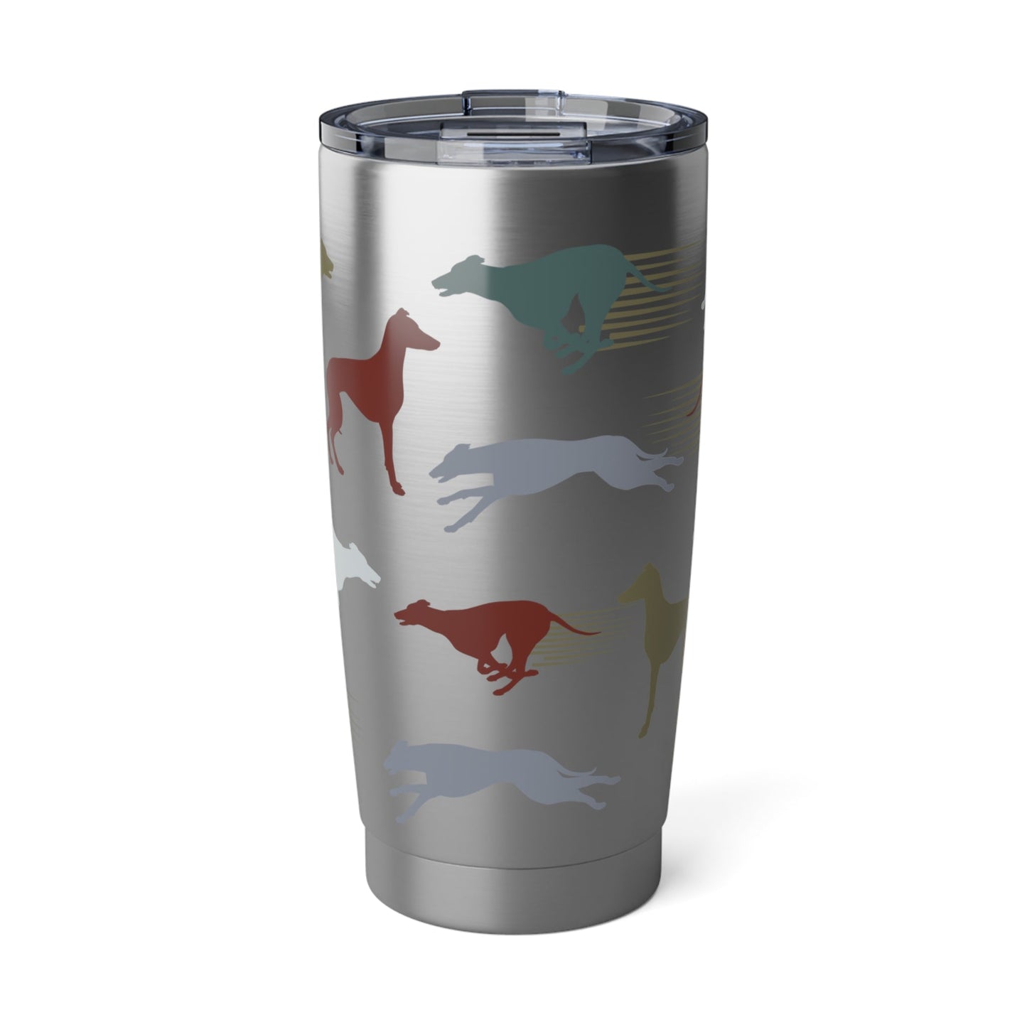 Greyhound 20oz tumbler, stainless steel, practical drink carrier, fits in car drink holder Atlas Wanderlust