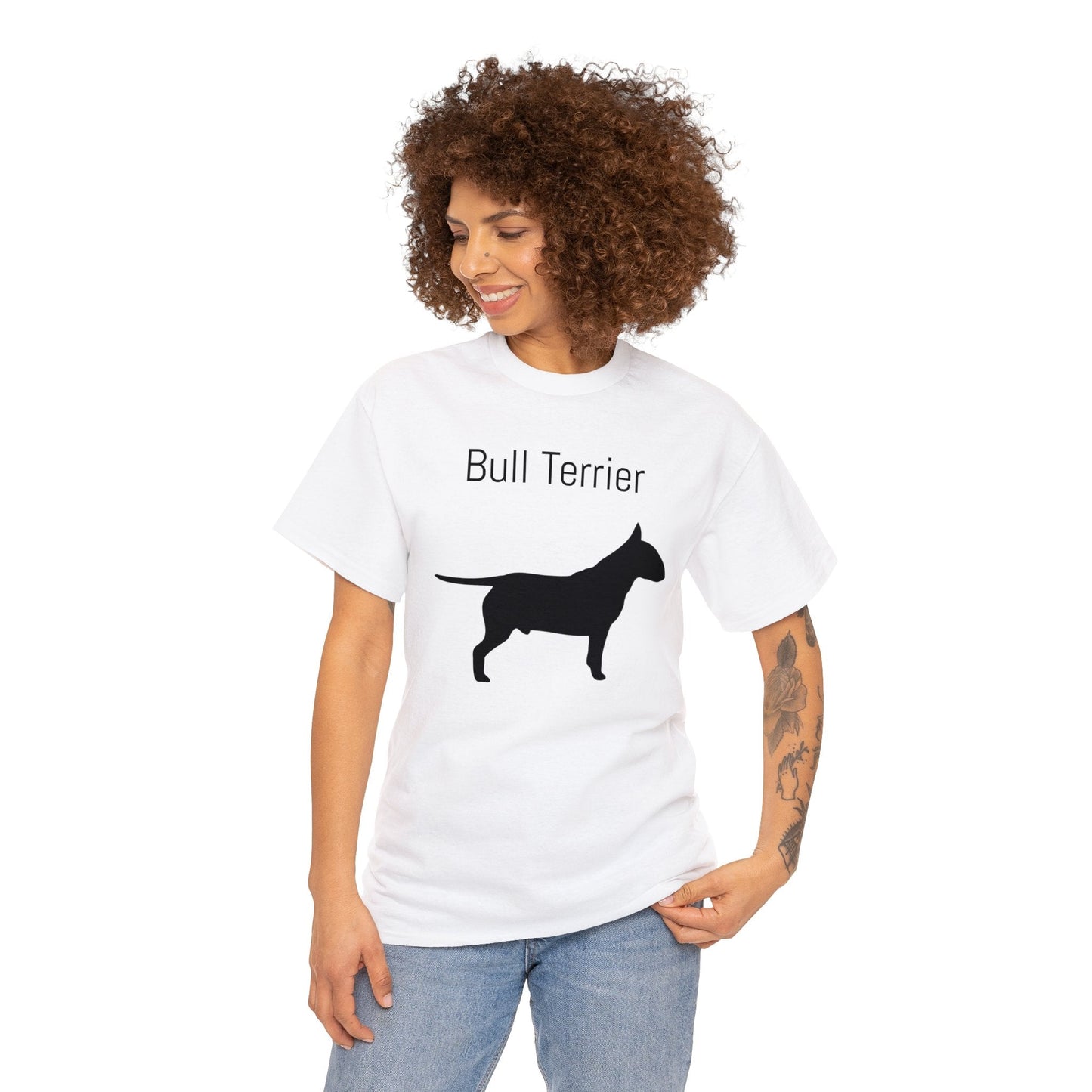 Bull Terrier T-Shirt, Bully Silhouette Tee Atlas Wanderlust