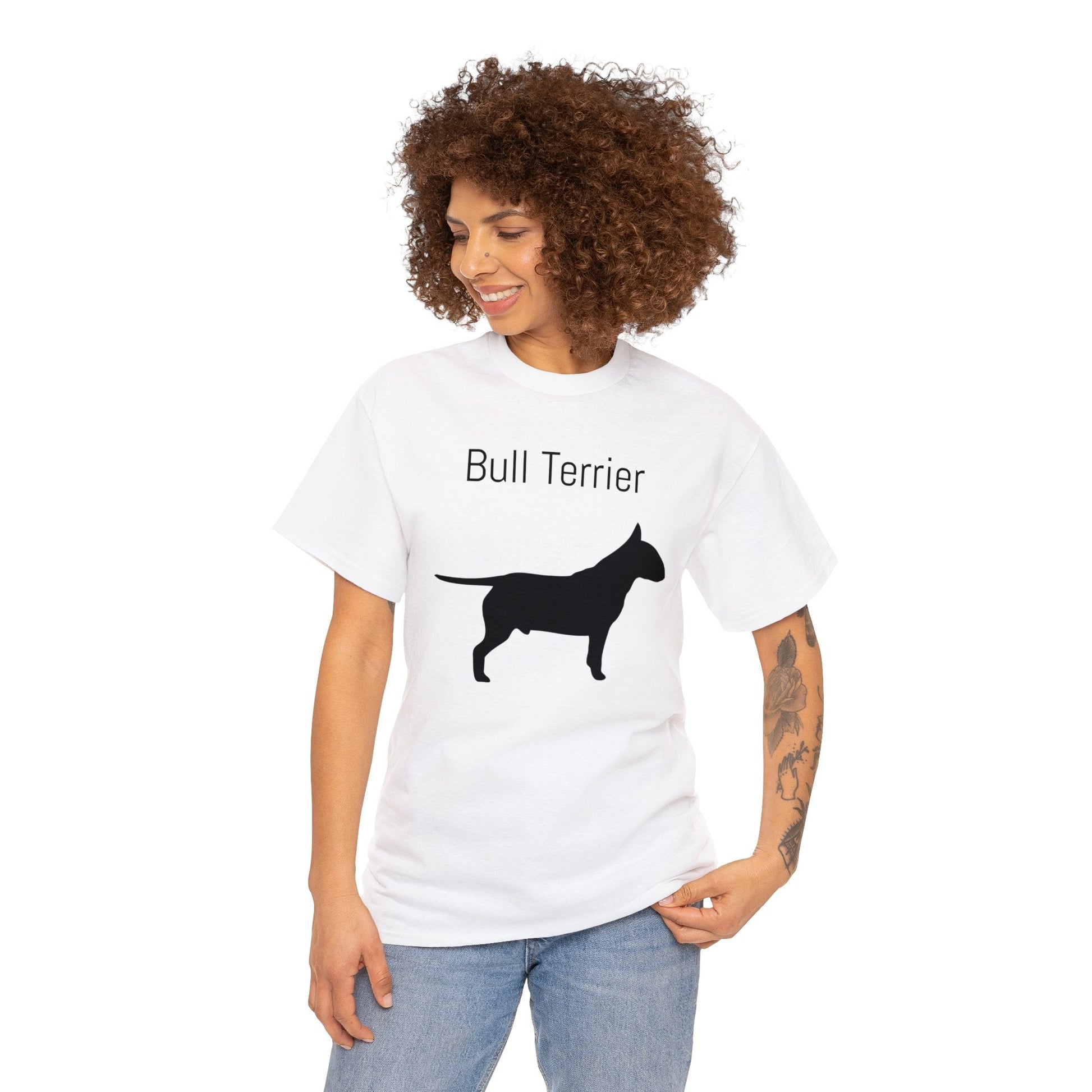 Bull Terrier T-Shirt, Bully Silhouette Tee Atlas Wanderlust