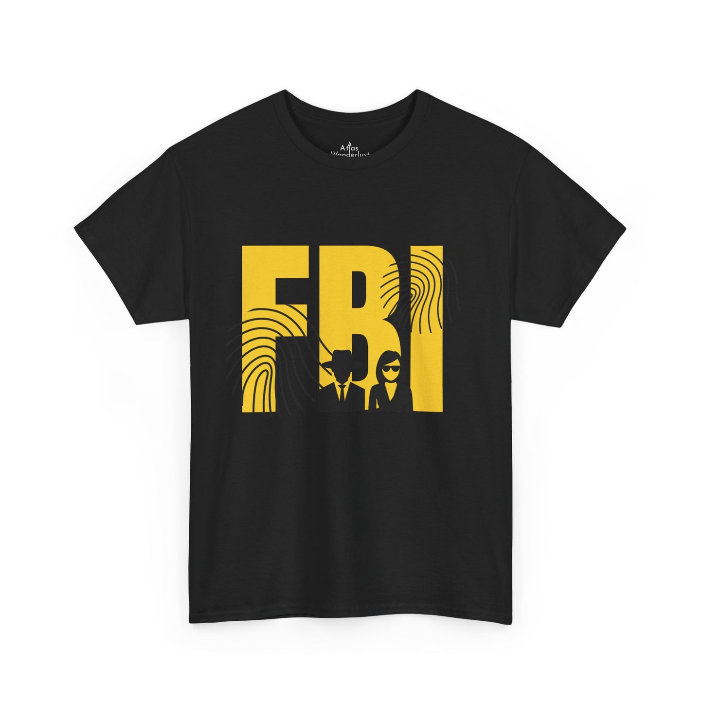 FBI criminal justice unisex black short sleeve shirt for law enforcement supporters