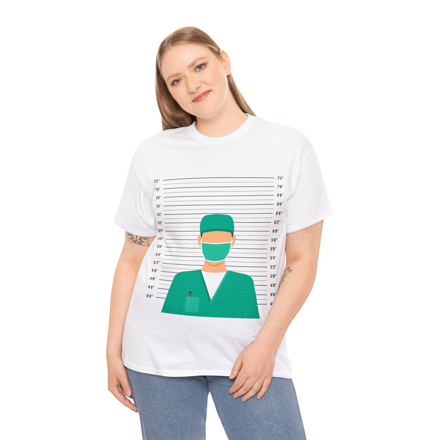 Dr. Mugshot T-Shirt, Funny Physician Tee Atlas Wanderlust