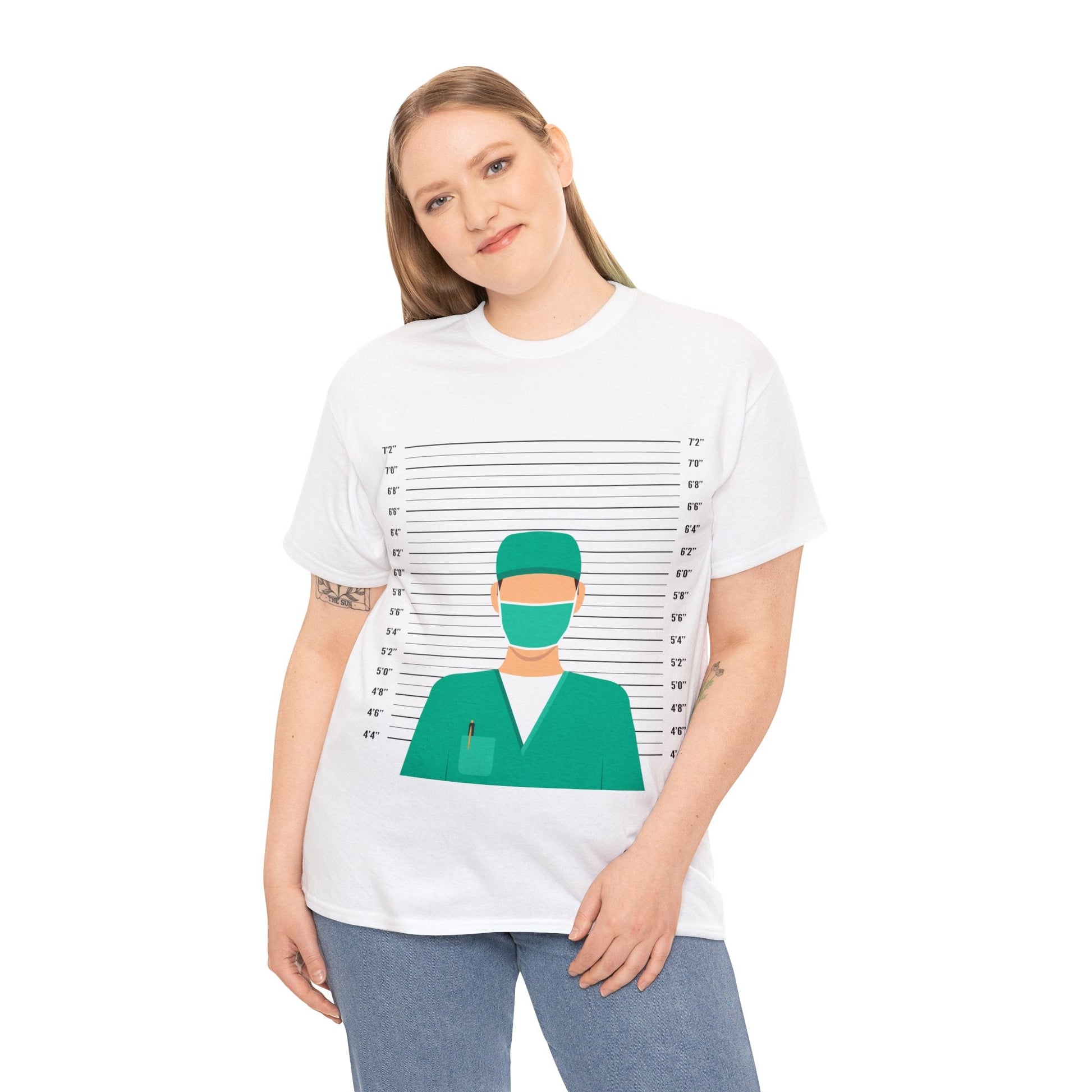 Dr. Mugshot T-Shirt, Funny Physician Tee Atlas Wanderlust