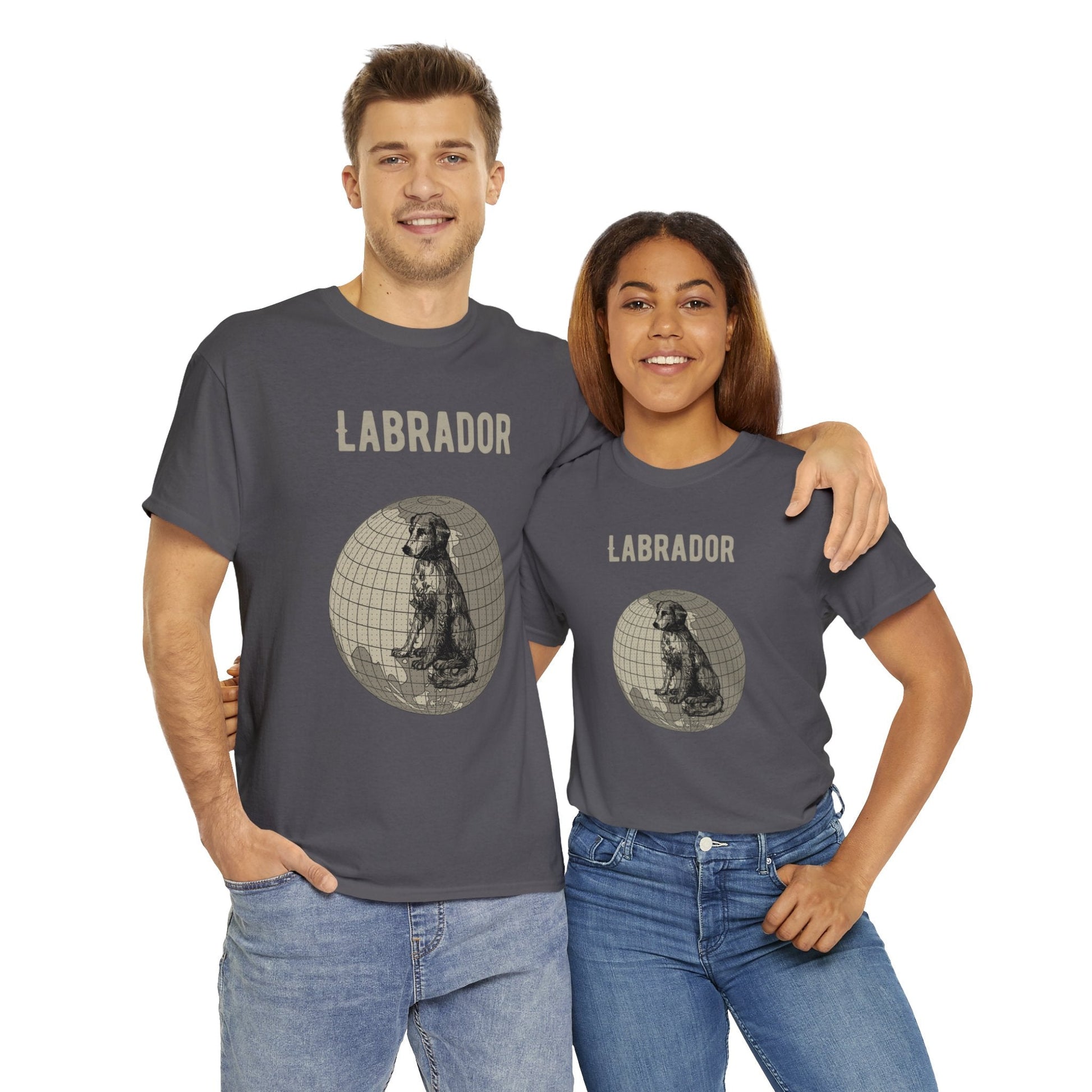 Labrador RetrieverT-Shirt, Old-World Map Tee Atlas Wanderlust