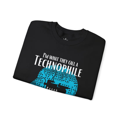 Technophile Sweatshirt – Circuit Mind Graphic Crewneck Atlas Wanderlust