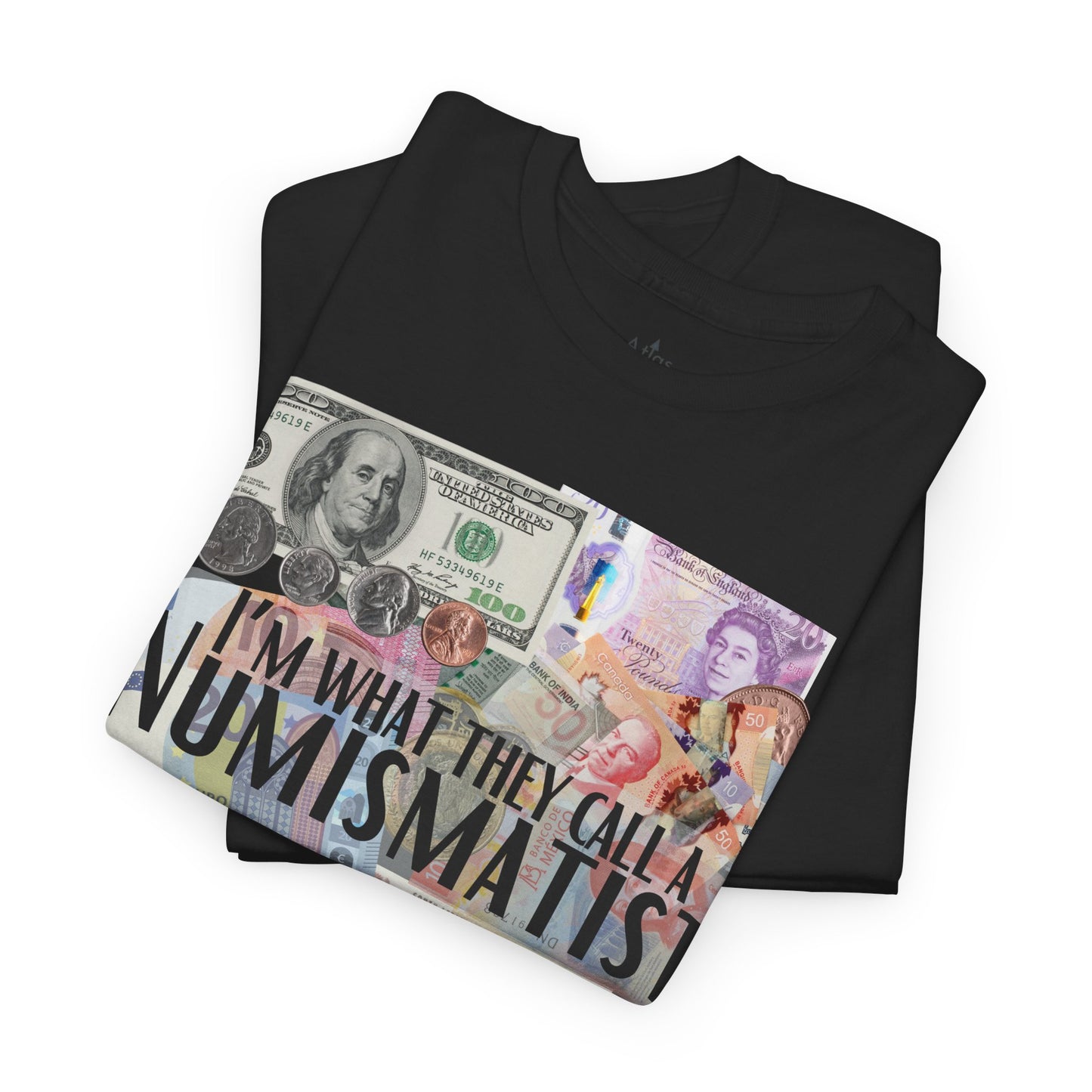 Numismatist unisex t-shirt for currency and coin lovers with collector themed design