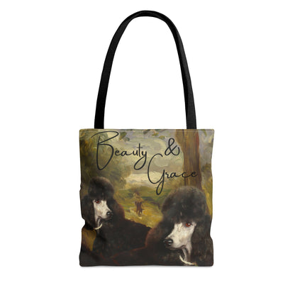 Poodle Tote, Renoir Style Atlas Wanderlust