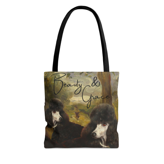 Poodle Tote, Renoir Style Atlas Wanderlust