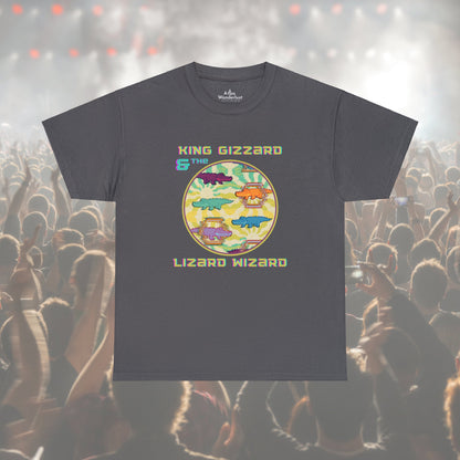King Gizzard & Wizard Lizard T-Shirt, KGLW Alligator Atlas Wanderlust
