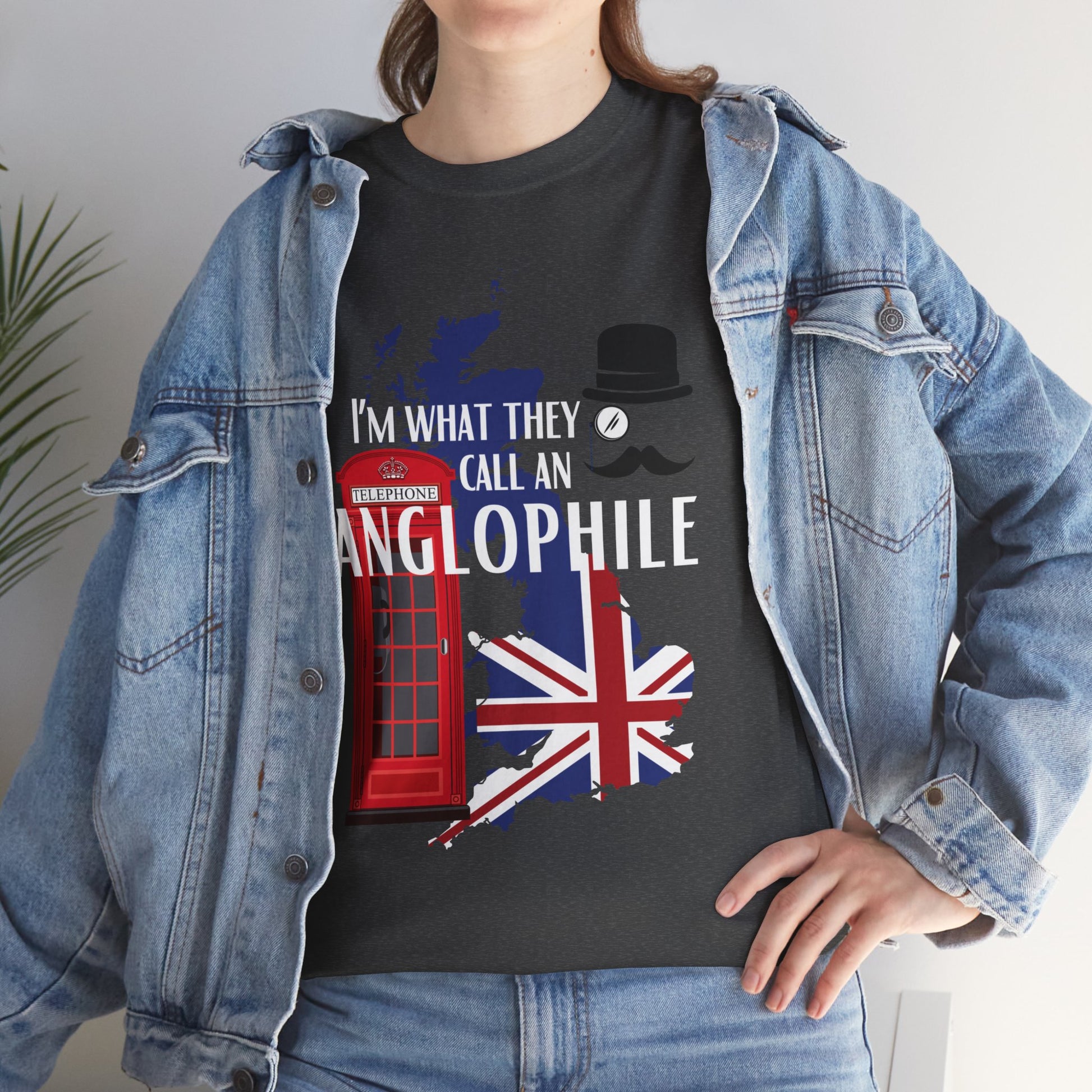 Anglophile unisex short sleeve shirt featuring London England inspired classic fit design
