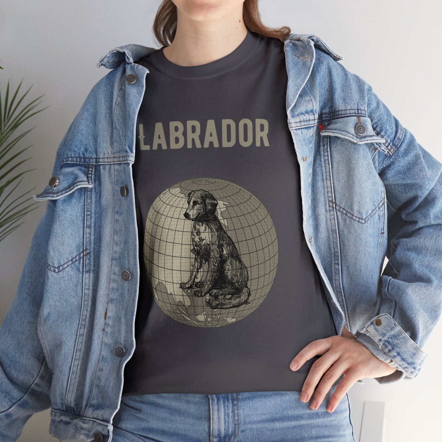 Labrador RetrieverT-Shirt, Old-World Map Tee Atlas Wanderlust