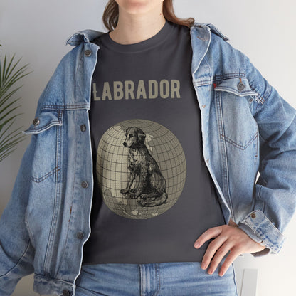 Labrador RetrieverT-Shirt, Old-World Map Tee Atlas Wanderlust