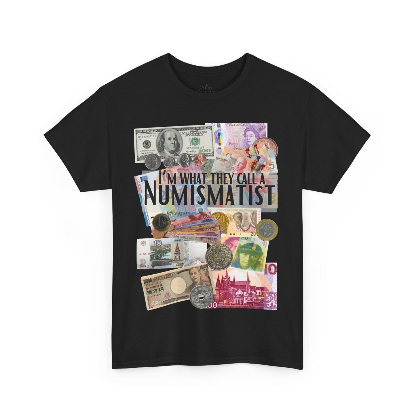 Numismatist unisex t-shirt for currency and coin lovers with collector themed design