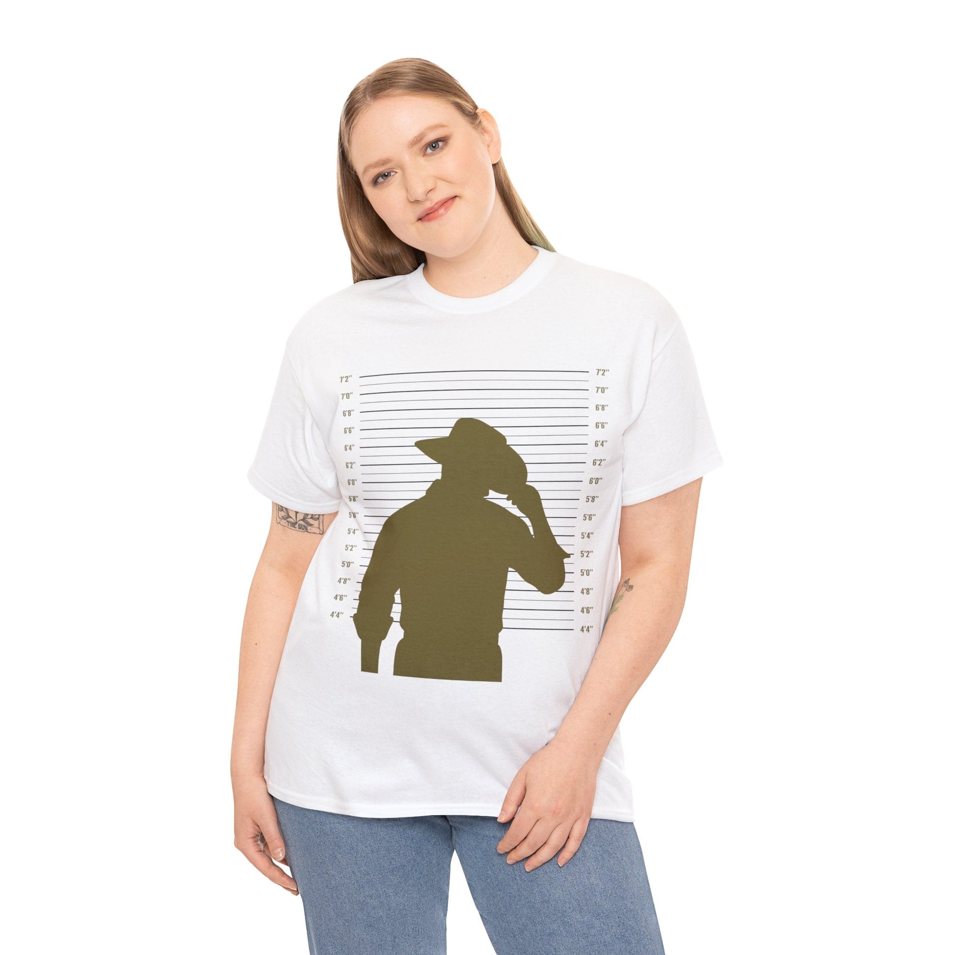 Cowboy Mugshot T-Shirt, Funny Rancher Tee Atlas Wanderlust