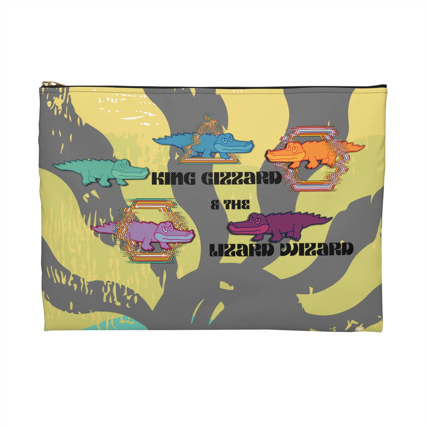 King Gizzard & the Lizard Wizard Accessory Pouch, KGLW Bag Atlas Wanderlust
