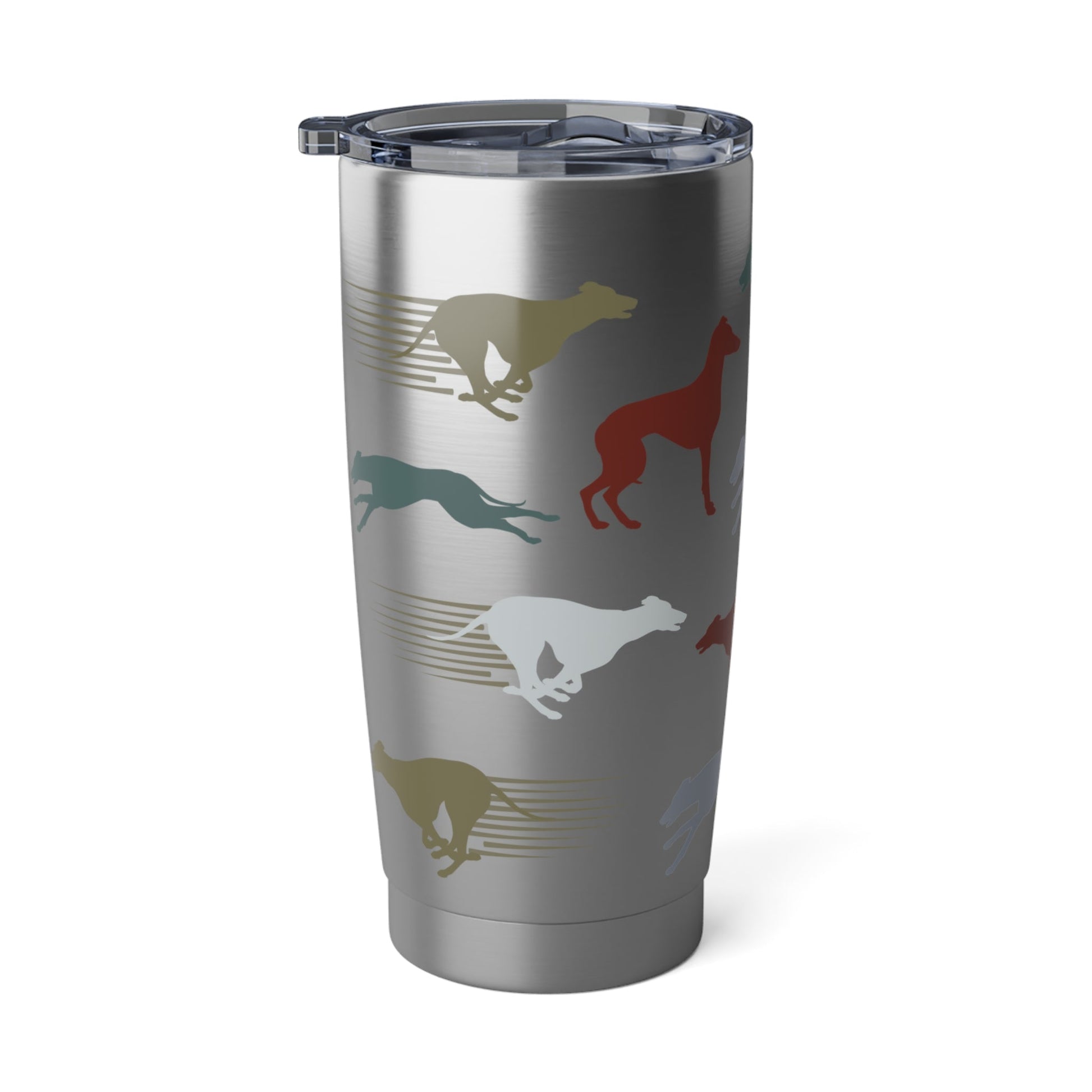 Greyhound 20oz tumbler, stainless steel, practical drink carrier, fits in car drink holder Atlas Wanderlust