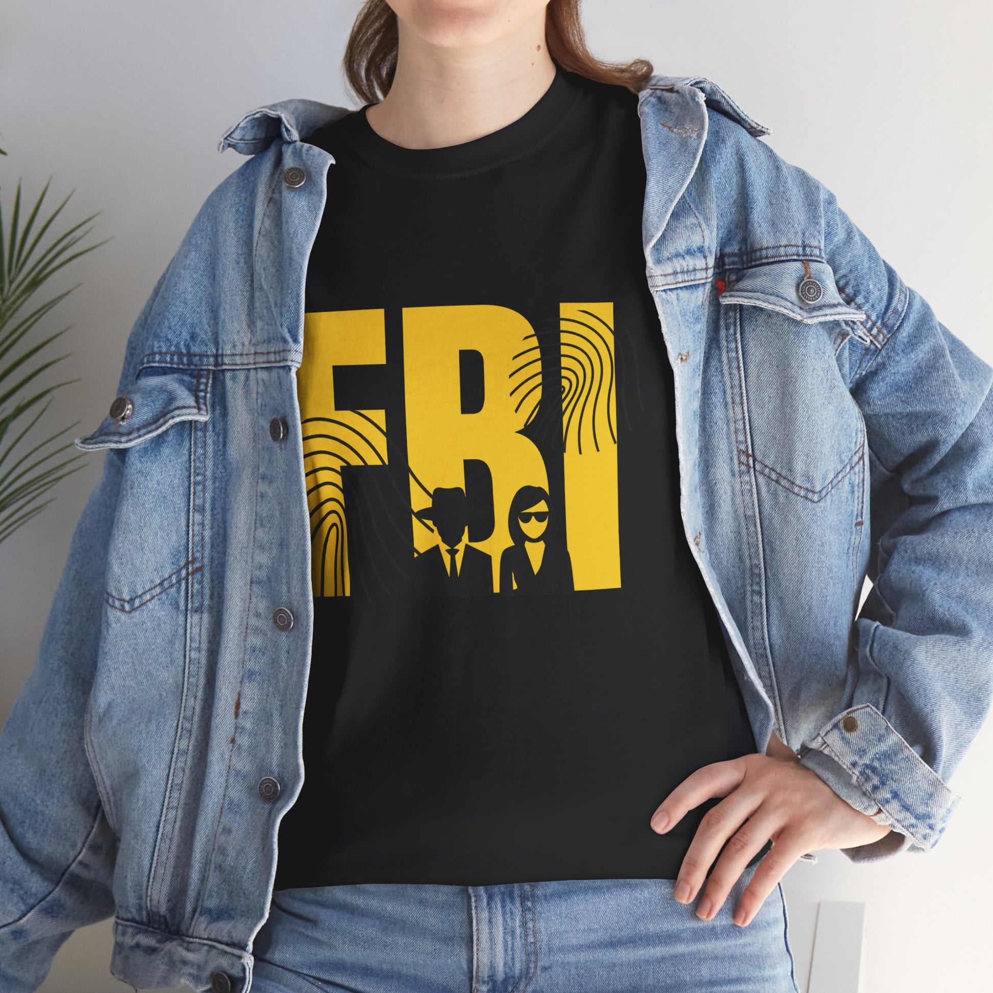 FBI criminal justice unisex black short sleeve shirt for law enforcement supporters