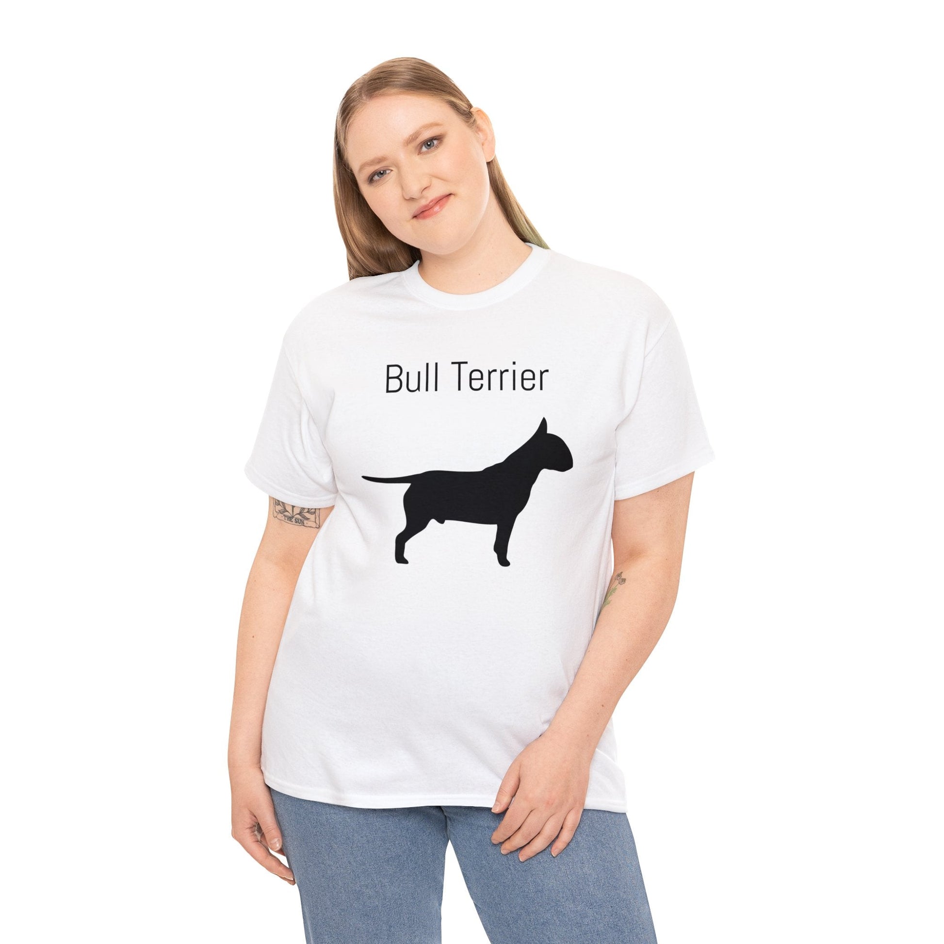 Bull Terrier T-Shirt, Bully Silhouette Tee Atlas Wanderlust
