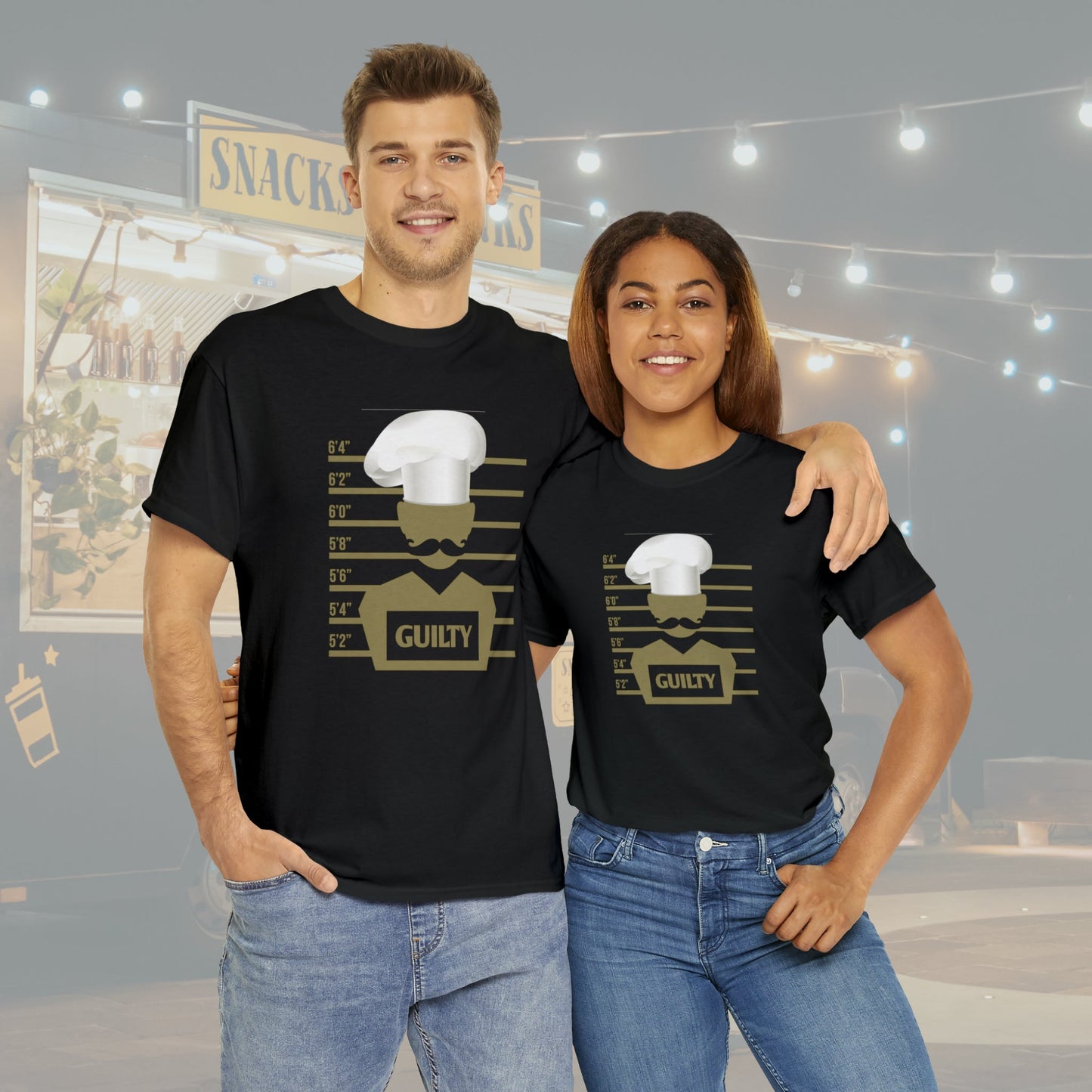 Chef Mugshot T-Shirt, Killer Cook Tee Atlas Wanderlust