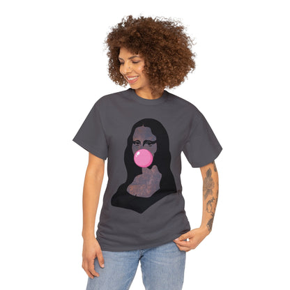 Mona Lisa Bubblegum T-Shirt Italy Humor Tee Atlas Wanderlust