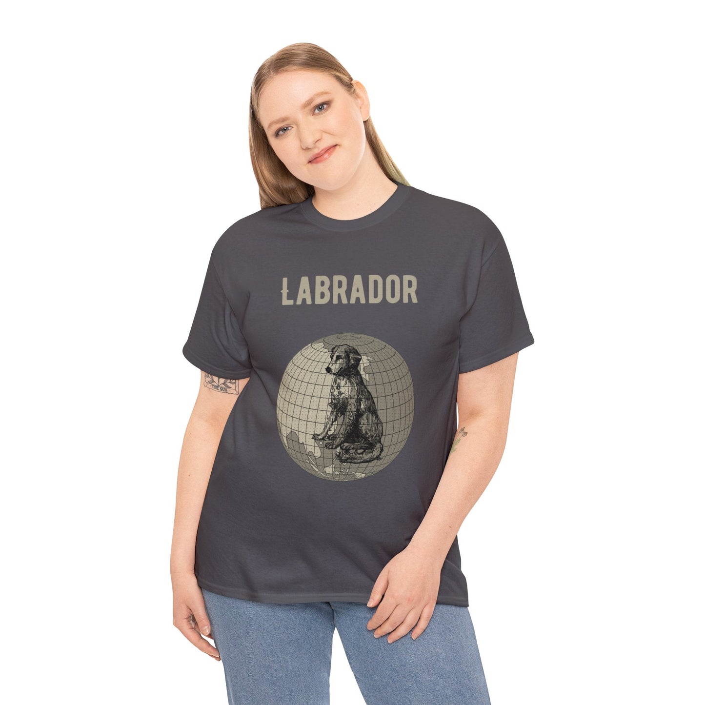 Labrador RetrieverT-Shirt, Old-World Map Tee Atlas Wanderlust