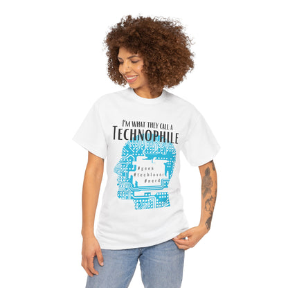Technophile unisex short sleeve shirt for tech lovers and geeks with modern design