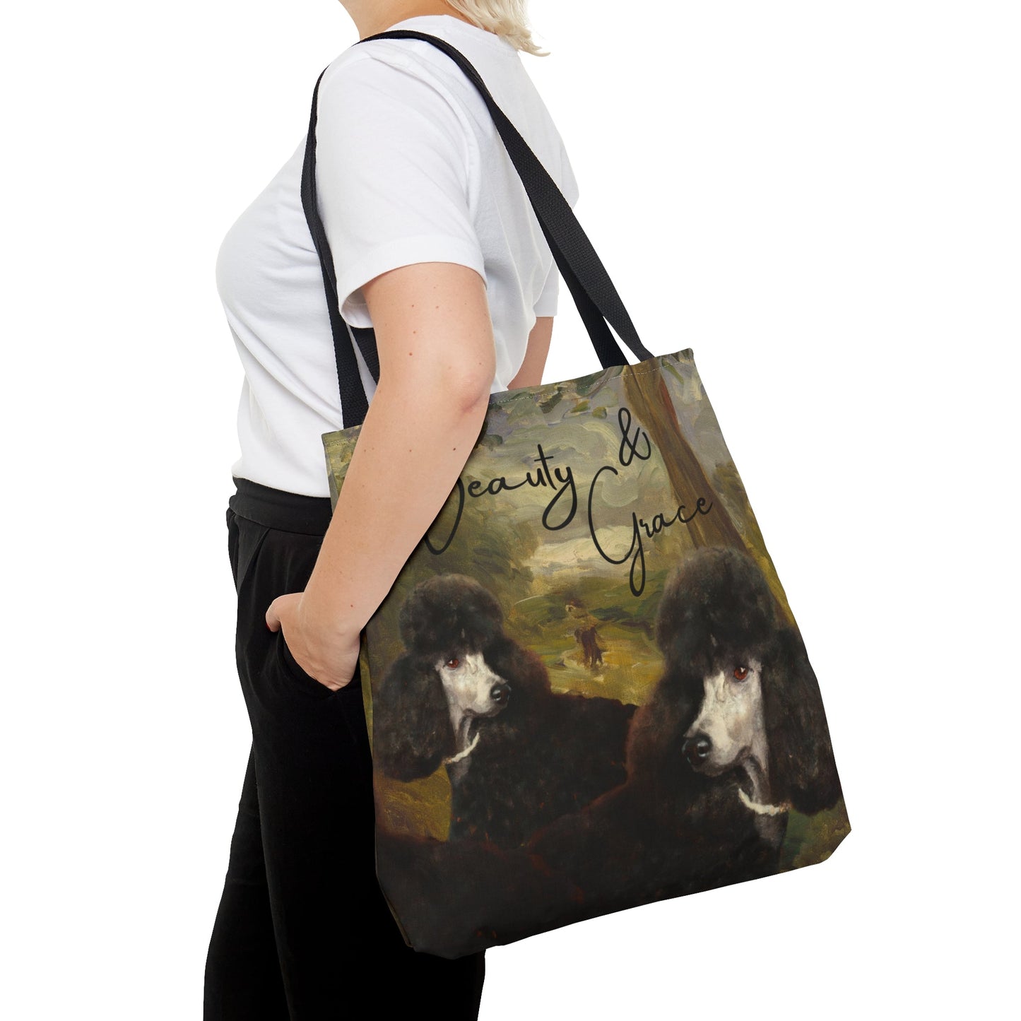 Poodle Tote, Renoir Style Atlas Wanderlust