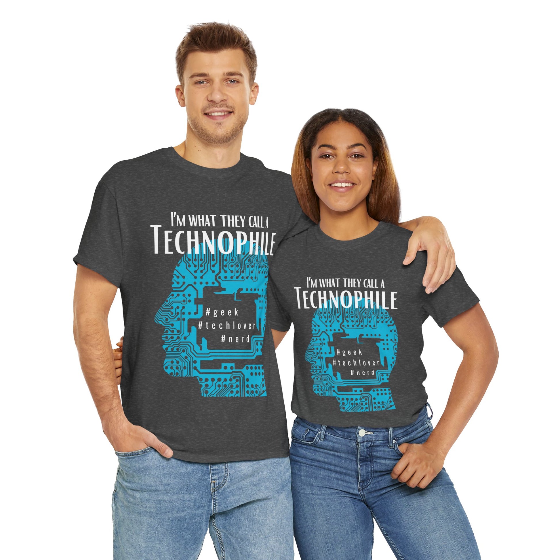 Technophile unisex short sleeve shirt for tech lovers and geeks with modern design