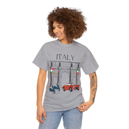 Italy T-Shirt Italian Culture Tee Italia Unisex Classic Fit Atlas Wanderlust