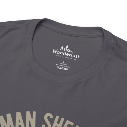 German Shepherd T-Shirt, Old- World Map Tee Atlas Wanderlust