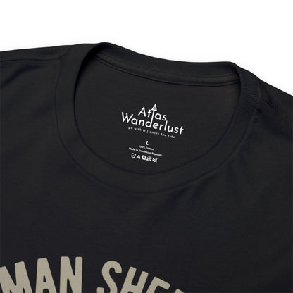 German Shepherd T-Shirt, Old- World Map Tee Atlas Wanderlust