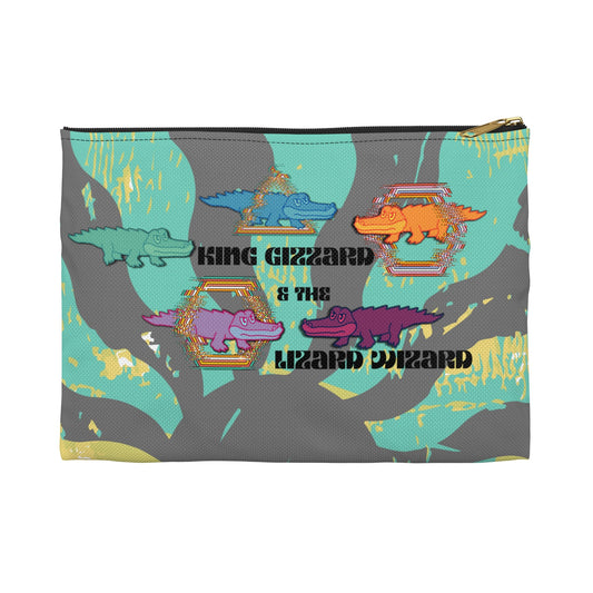 King Gizzard & the Lizard Wizard Accessory Pouch, KGLW Bag Atlas Wanderlust