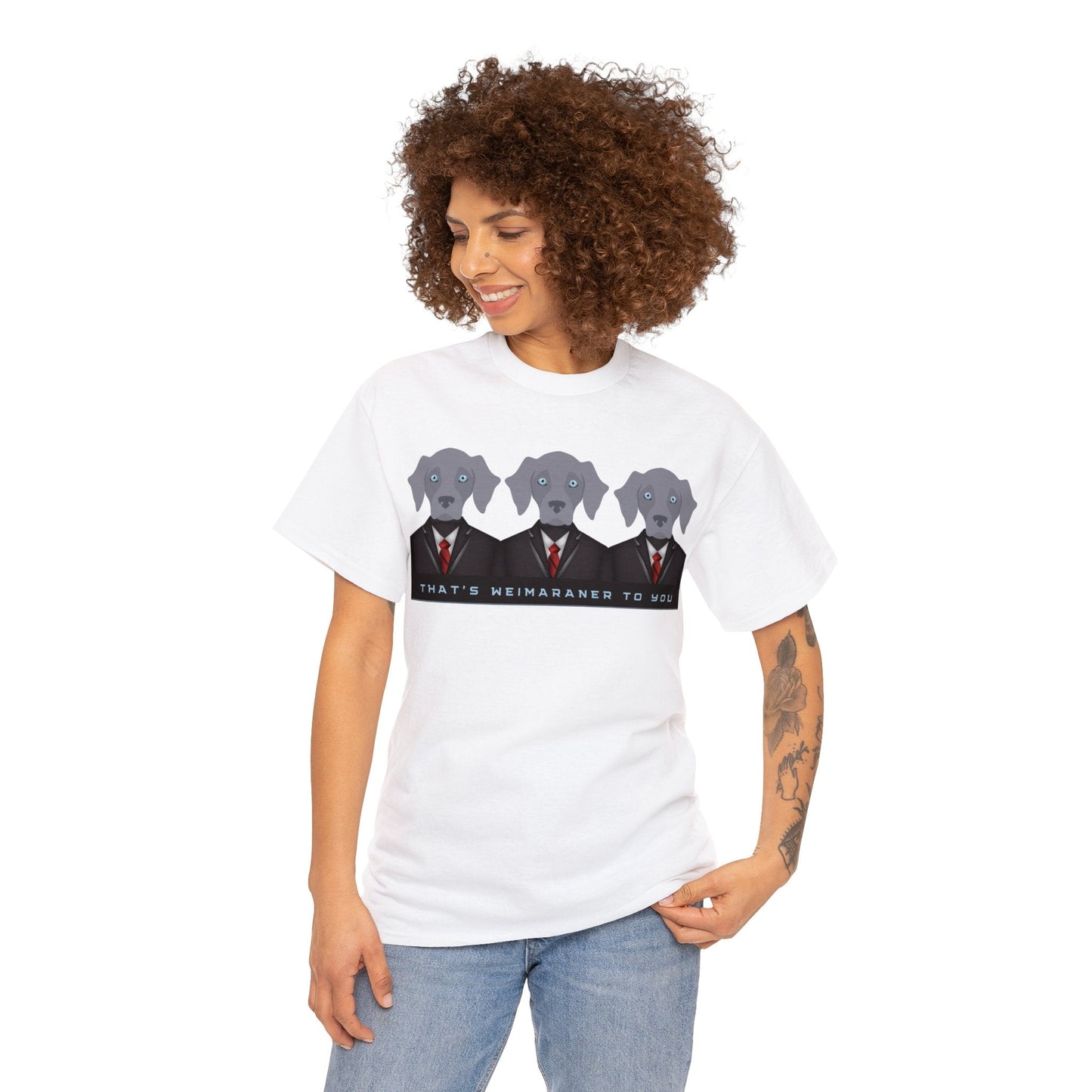 Weimaraner T-Shirt, Well-Suited Weim Tee Atlas Wanderlust