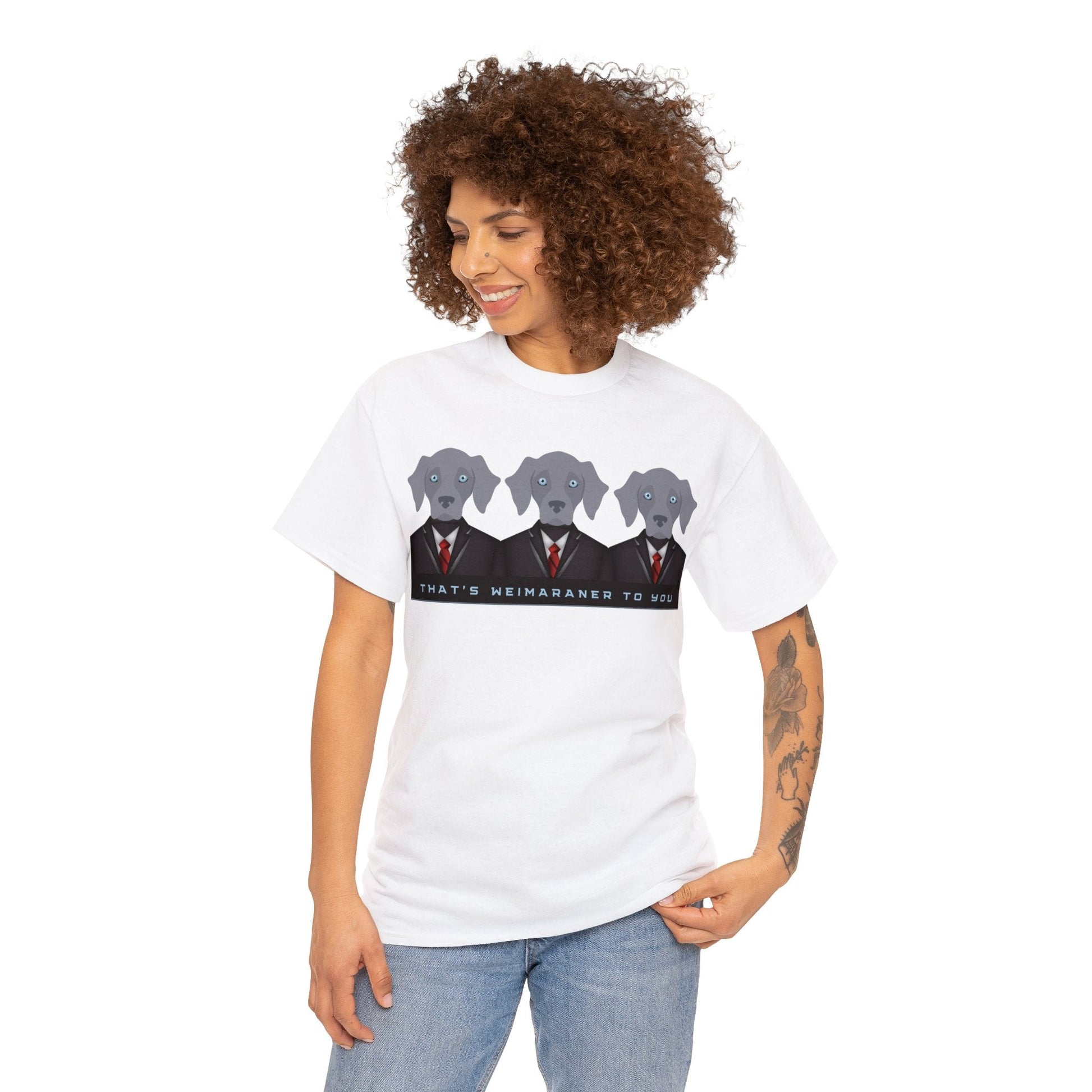 Weimaraner T-Shirt, Well-Suited Weim Tee Atlas Wanderlust