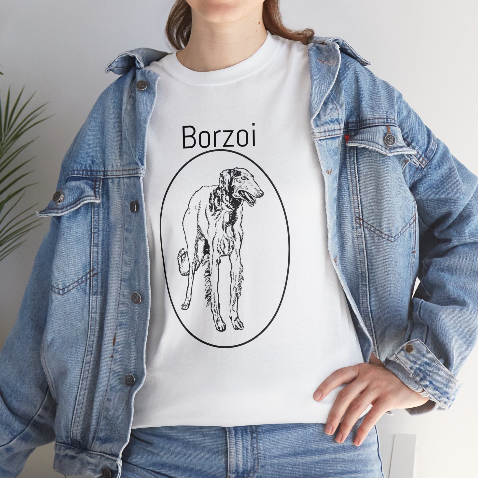 Borzoi T-Shirt, European Hound Tee Atlas Wanderlust