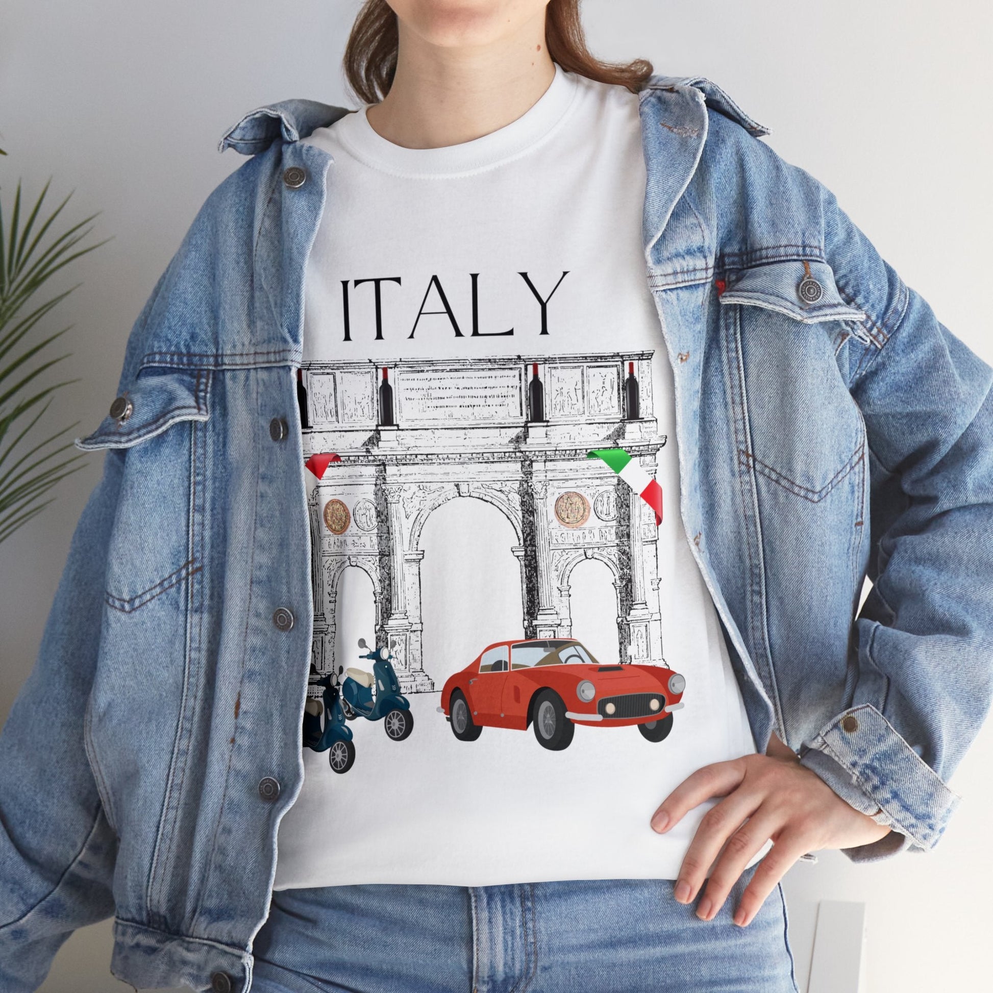 Italy T-Shirt Italian Culture Tee Italia Unisex Classic Fit Atlas Wanderlust