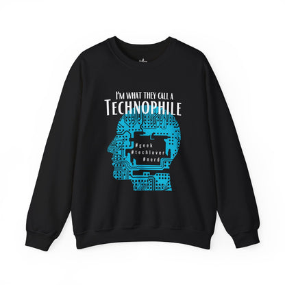 Technophile Sweatshirt – Circuit Mind Graphic Crewneck Atlas Wanderlust
