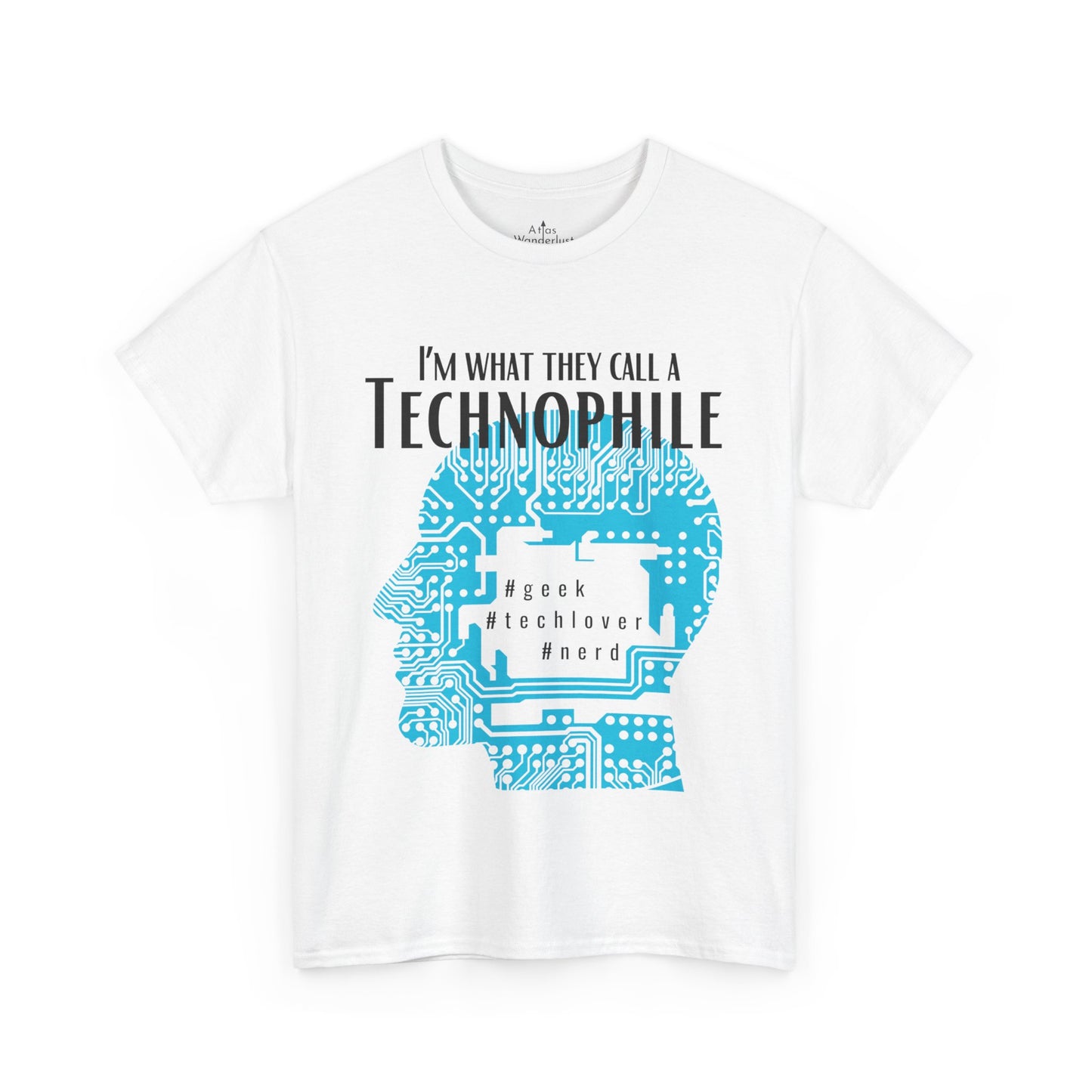 Technophile unisex short sleeve shirt for tech lovers and geeks with modern design
