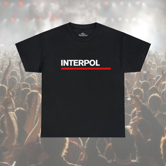 Interpol Tee Logo Unisex Classic Fit Atlas Wanderlust