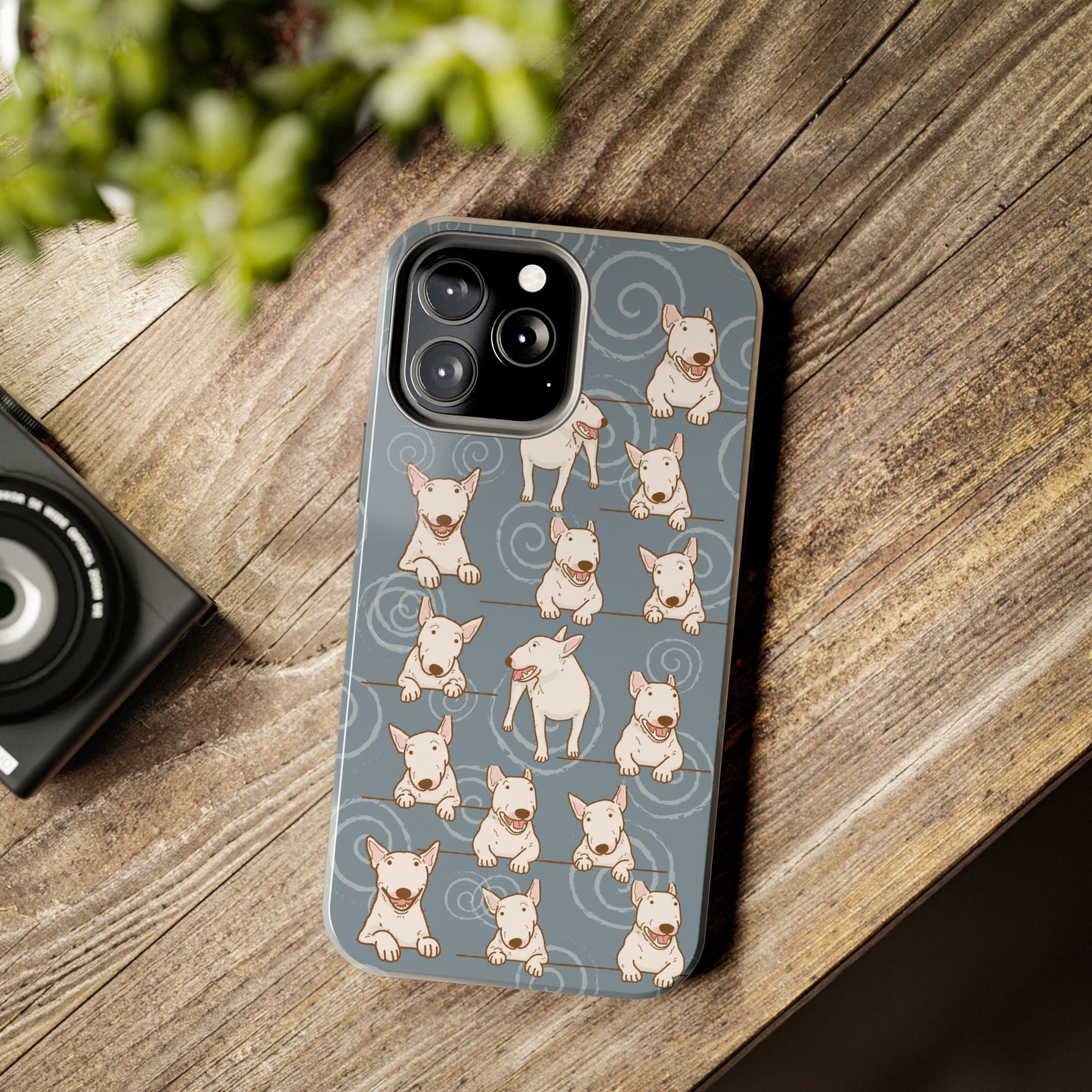 Bull Terrier iPhone Case Atlas Wanderlust